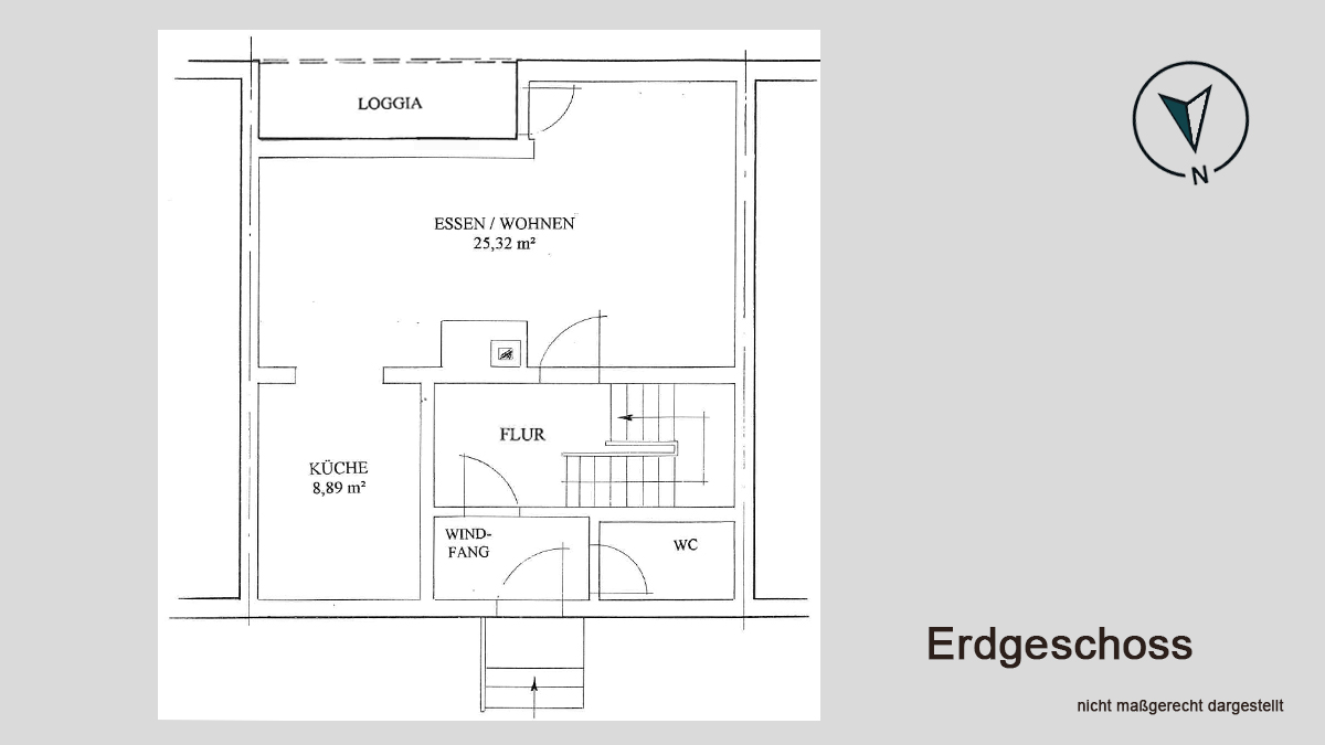 Erdgeschoss der Ferienwohnung Himmeslscheibe in Ziegelroda